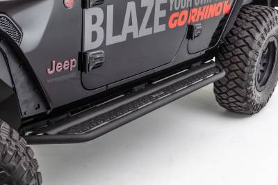 Go Rhino - Go Rhino Dominator Xtreme D6 Side Steps with Mounting Brackets Kit - Textured Black D64506T - Image 5