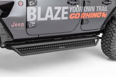 Go Rhino - Go Rhino Dominator Xtreme D1 Side Steps w Mounting Brackets Kit - Textured Black D14927T - Image 5