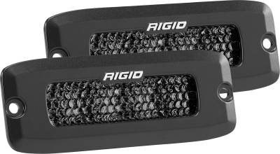 RIGID Industries - RIGID Industries RIGID SR-Q Series PRO Midnight Edition, Spot Diffused, Flush Mount, Pair 925513BLK - Image 2