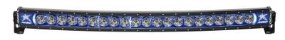 RIGID Industries RIGID Radiance Plus Curved Bar, Broad-Spot Optic, 40 Inch With Blue Backlight 34001