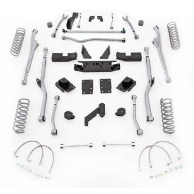 Rubicon Express 4.5 Inch Extreme Duty Radius Long Arm Lift Kit With Mono Tube Shocks JKRR44M