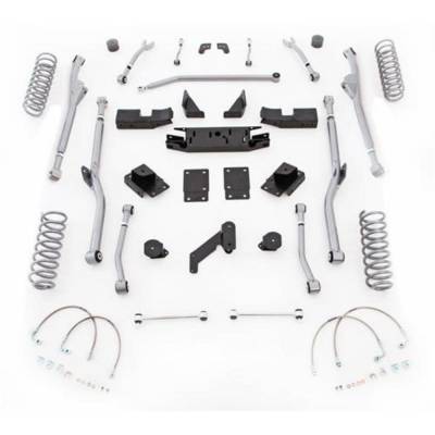 Rubicon Express 3.5 Inch Extreme Duty Radius Long Arm Lift Kit With Mono Tube Shocks JKRR43M