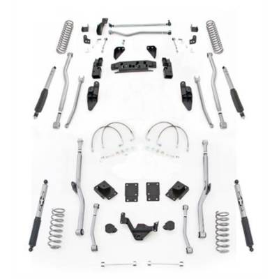 Rubicon Express 3.5 Inch Extreme Duty Radius Front/Rear 3-Link Long Arm Lift Kit - No Shocks JKR343