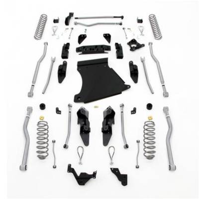 Rubicon Express 4.5 Inch Extreme Duty 4-Link Long Arm Lift Kit With Mono Tube Shocks JK4424M