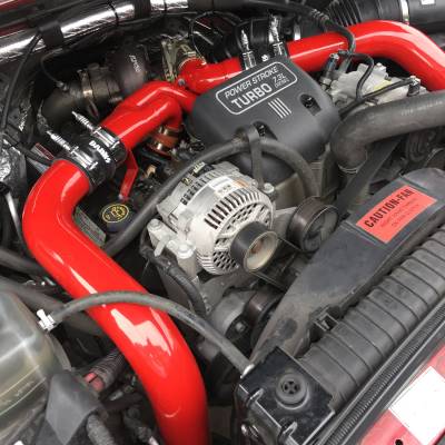 Banks Power - Intercooler Upgrade, Includes Boost Tubes (red powder-coated) for 1994-1997 Ford F250/F350 7.3L Power Stroke - Image 3