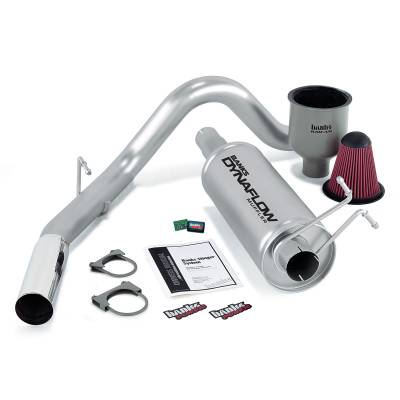 Stinger Bundle Power System W/AutoMind chip Single Exit Exhaust Chrome Tip 99-04 Ford 6.8L Excursion Banks Power