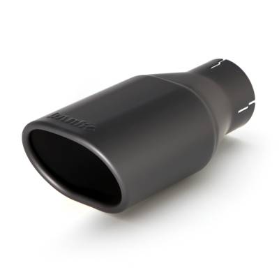 Banks Power - Monster Exhaust System Single Exit Black Ob Round Tip 97-99 Jeep 2.5/4.0L Wrangler Banks Power - Image 2