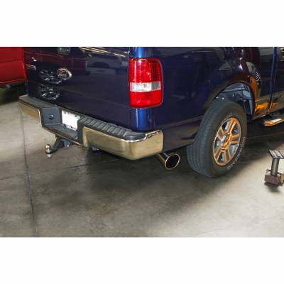 Banks Power - Monster Exhaust System Single Exit Chrome Ob Round Tip 04-08 Ford F-150/Lincoln SCLB-ECMB Banks Power - Image 2