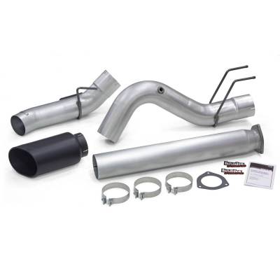 Banks Power - Monster Exhaust System 5-inch Single Exit Black Tip 2017-Present Ford F250/F350/F450 6.7L Banks Power - Image 2