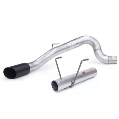 Monster Exhaust 5.0 inch Single S/S Black Tip 13-19 Ram 6.7L CCLB Banks Power