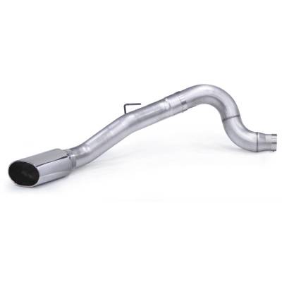 Monster Exhaust System 5-inch Single S/S-Chrome Tip CCSB for 13-18 Ram 2500/3500 Cummins 6.7L Banks Power