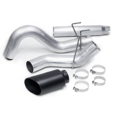 Banks Power - Monster Exhaust System 5-inch Single S/S-Black Tip for 10-12 Ram 2500/3500 Cummins 6.7L CCSB CCLB MCSB Banks Power - Image 2