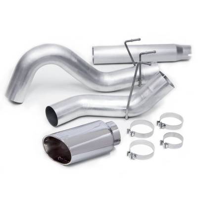 Banks Power - Monster Exhaust System 5-inch Single S/S-Chrome Tip for 10-12 Ram 2500/3500 Cummins 6.7L CCSB CCLB MCSB Banks Power - Image 2