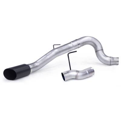 Monster Exhaust System 5-inch Single Exit Cerakote Black Tip for 13-18 Ram 2500/3500 6.7L Cummins Mega-Cab SB Banks Power